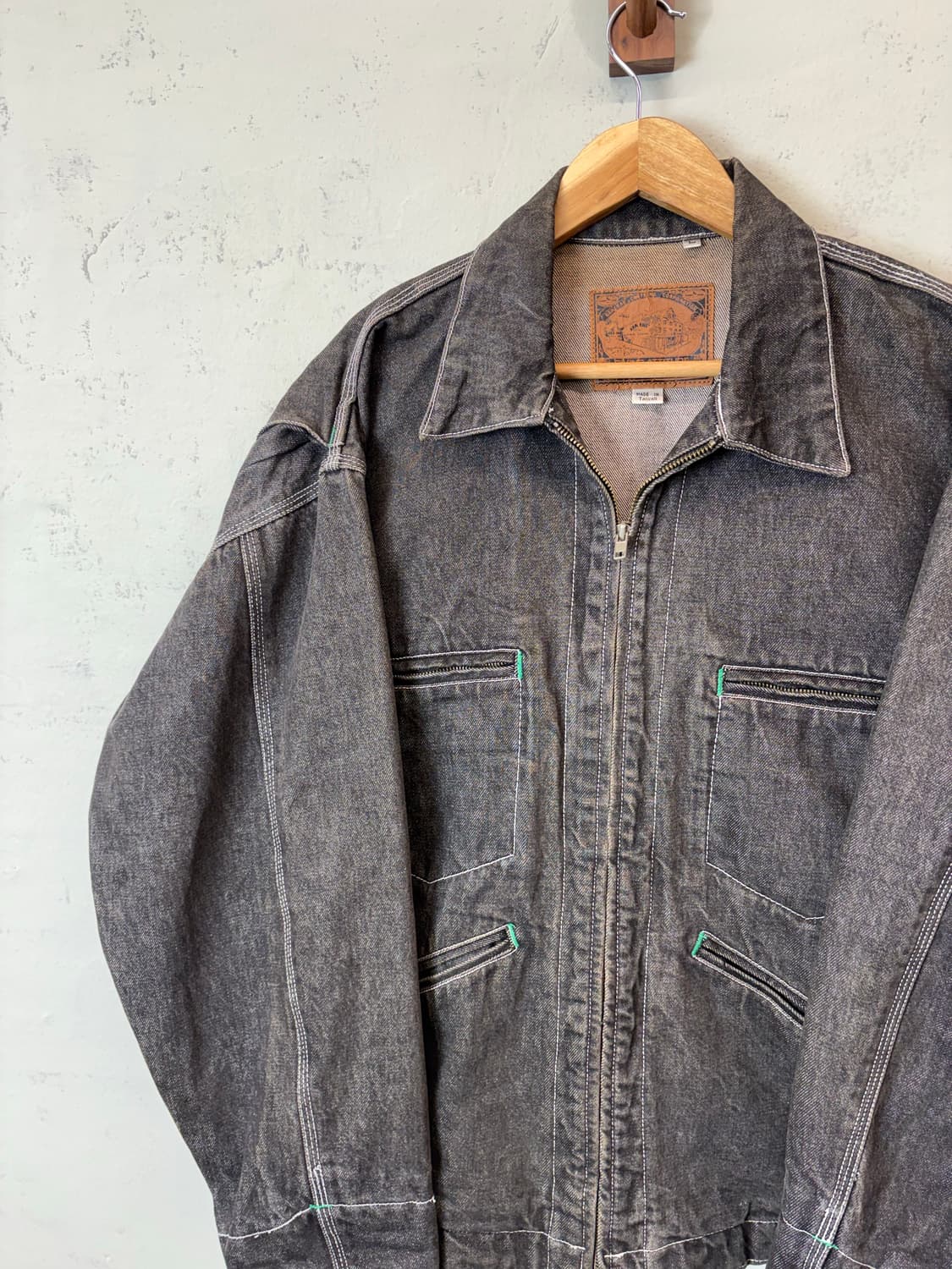 90s 빈티지 흑청 워크자켓 상품이미지5