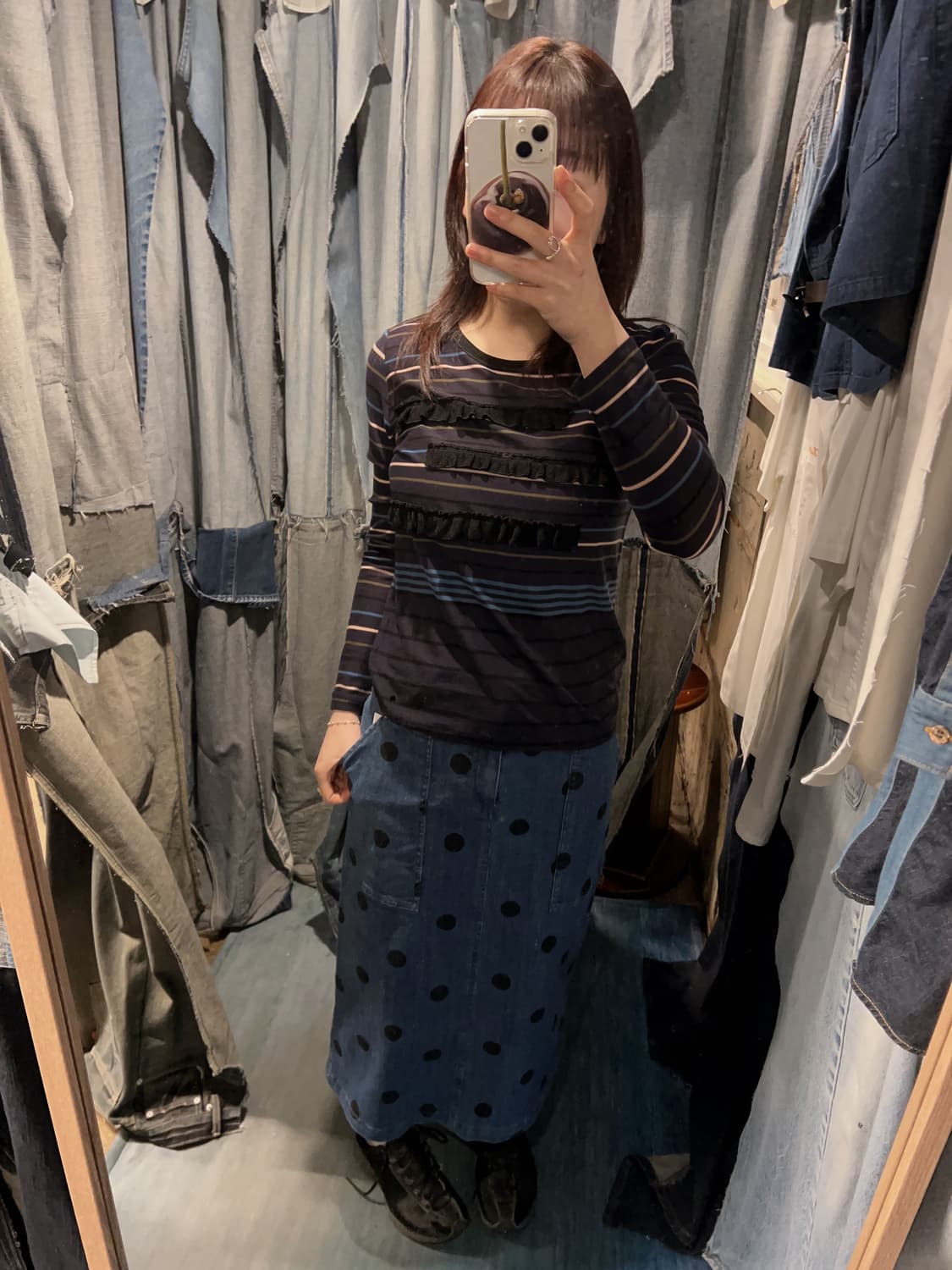 28-30 ) ARNOLD PALMER Polka Dot Skirt 상품이미지2