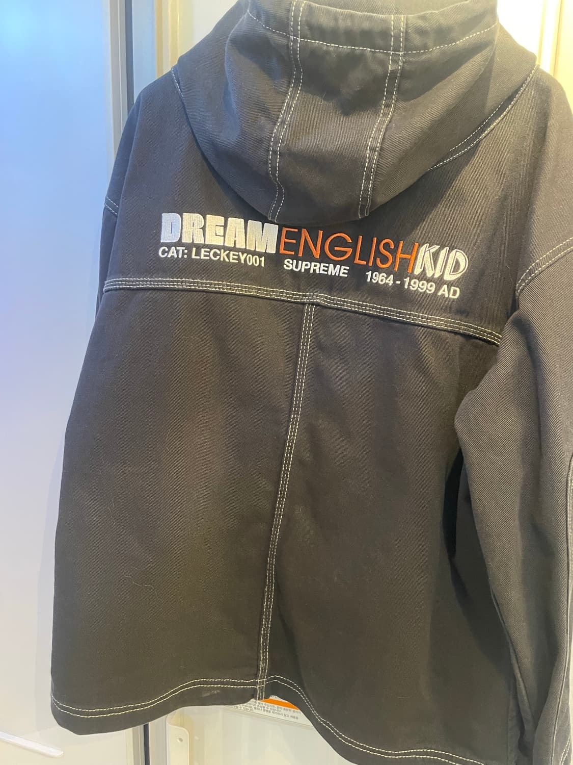 슈프림 후드 자켓 블랙 상품이미지4