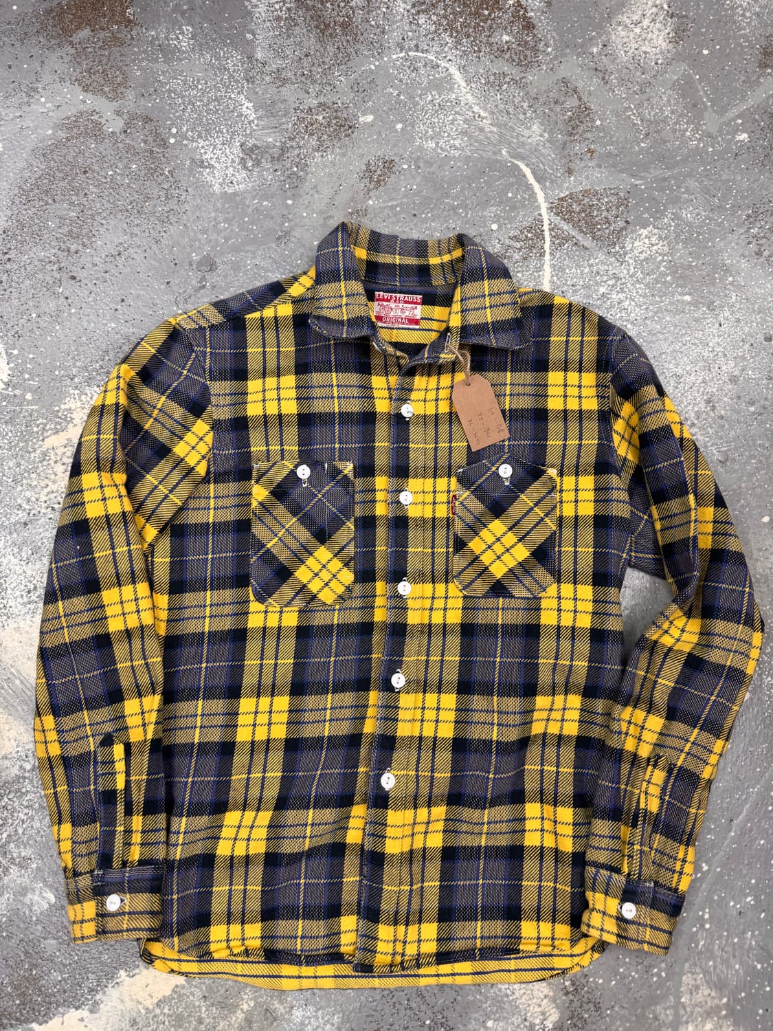 아메카지 리바이스 타탄체크 직물셔츠  상품이미지2