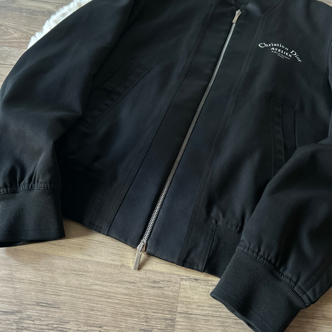 디올 아뜰리에 새틴 블루종 자켓 상품이미지4