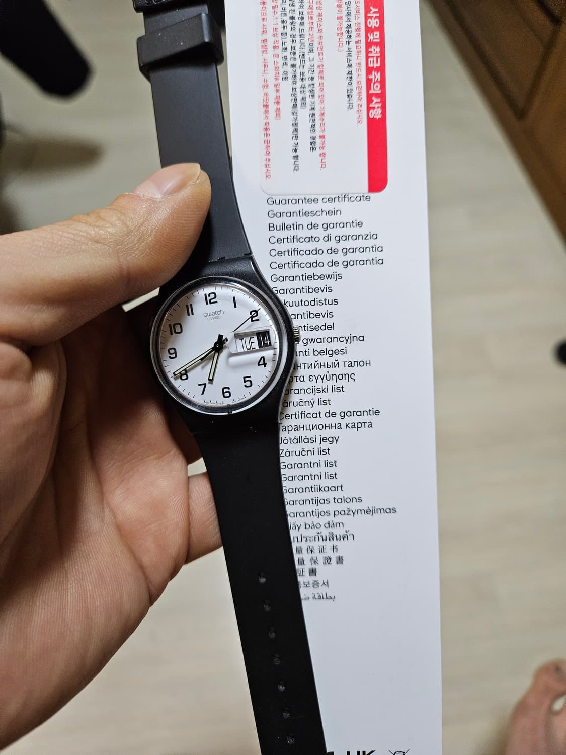 SWATCH 스와치 원스 어게인 블랙 상품이미지3