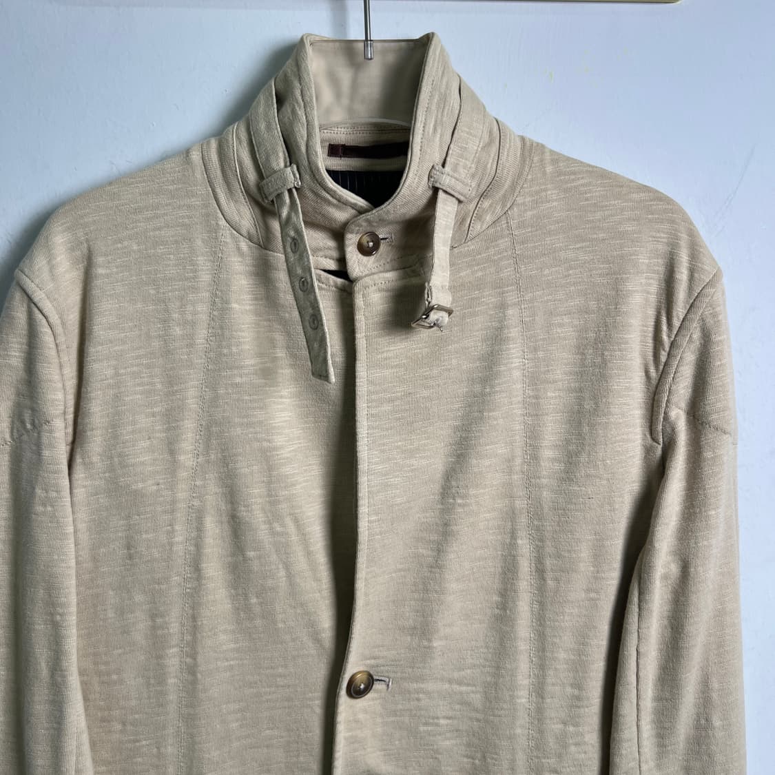 야마모토 칸사이 SISSY 린넨 혼방 스탠드카라 자켓 M 상품이미지4