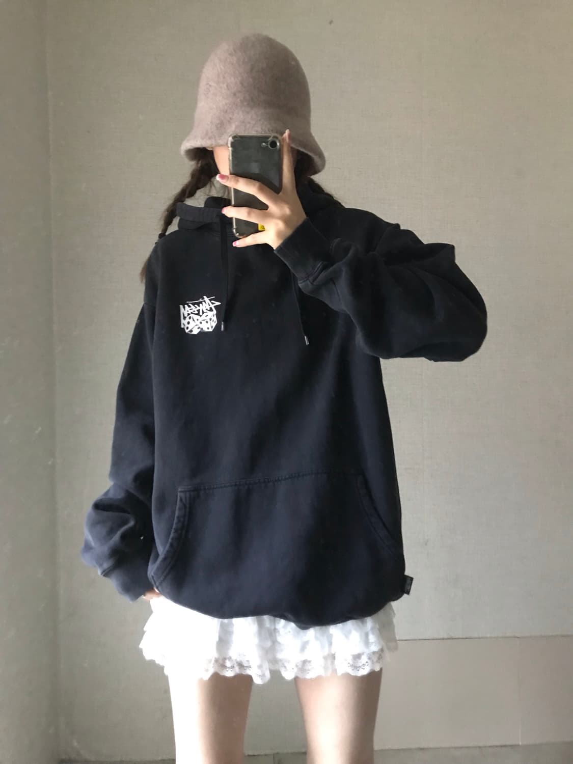 스투시 오버핏 다이스 후드티 상품이미지5