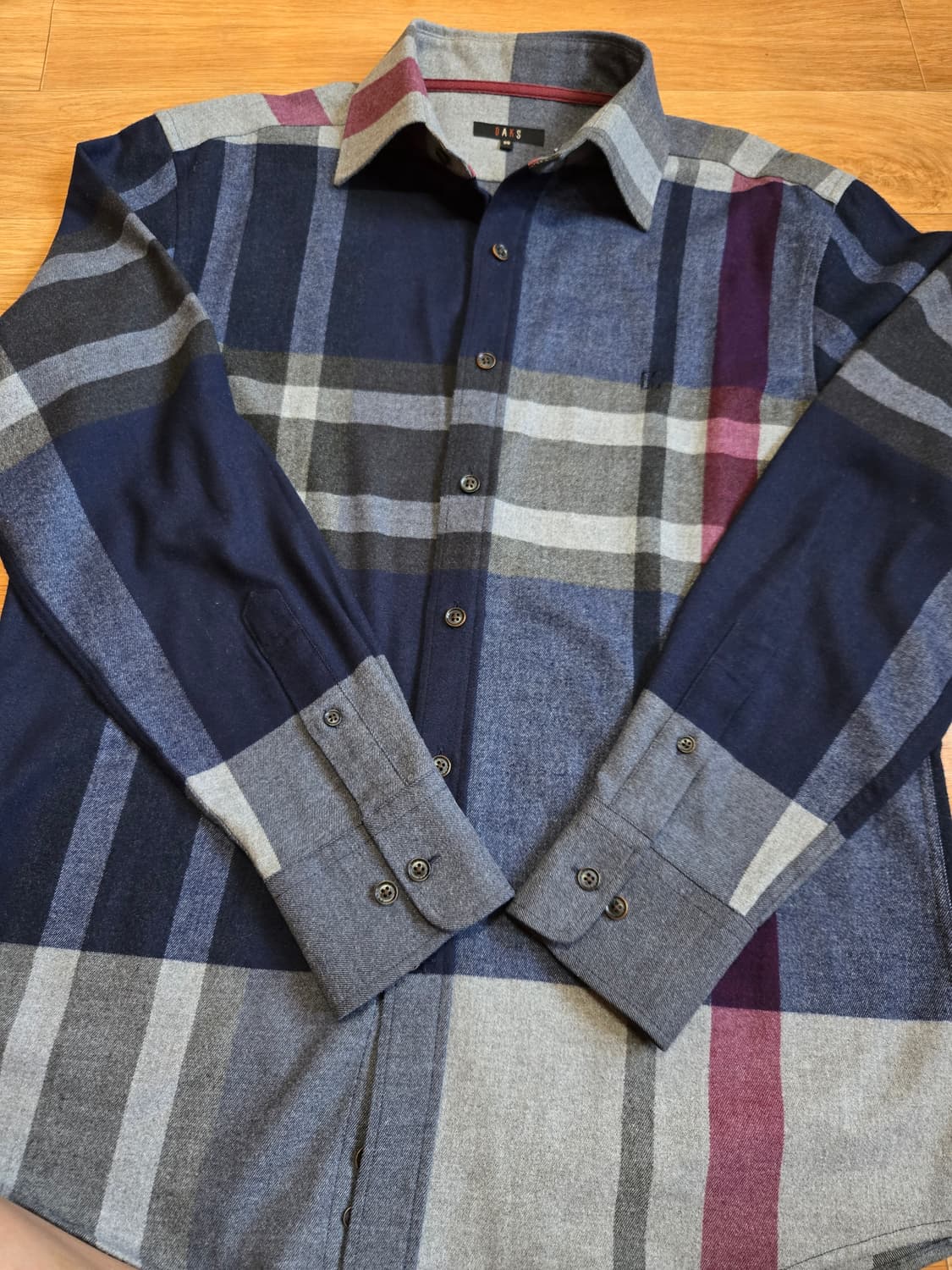 닥스 남성 체크 겨울 셔츠(95사이즈) 상품이미지3