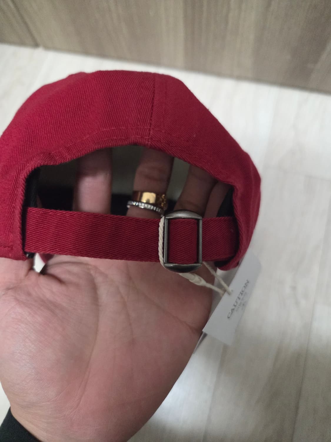 뉴에라 마뗑킴 베이직 언스트럭쳐 볼캡 레드 상품이미지3