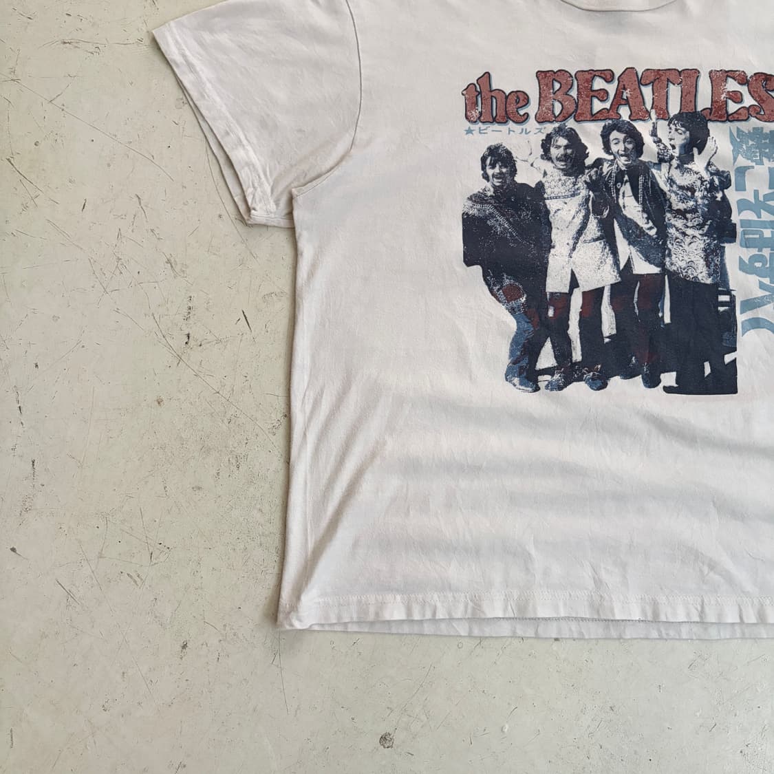 The Beatles 비틀즈 오피셜 빈티지 반팔티 S/M 상품이미지3