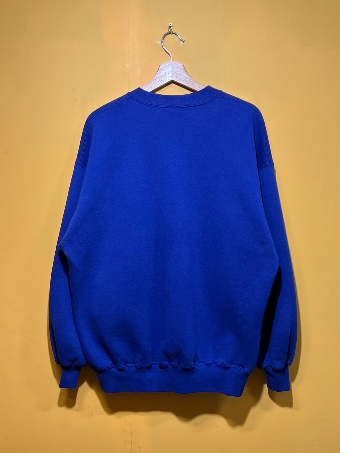 90's [XL] 러셀 애슬레틱 빈티지 무지 맨투맨 로열블루 USA 미제 상품이미지7