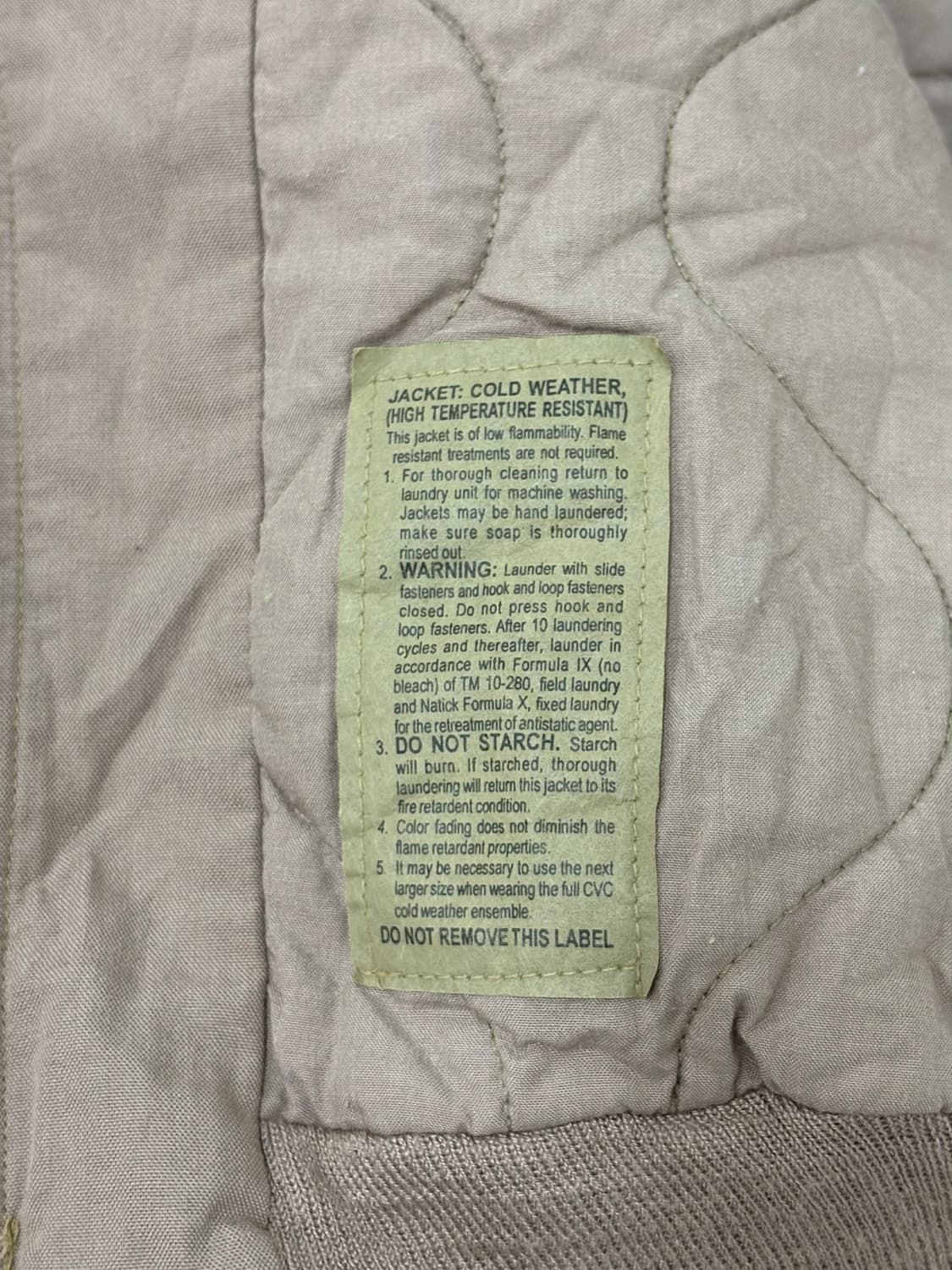 00's U.S Army CVC Tan Tanker Jacket.  상품이미지6