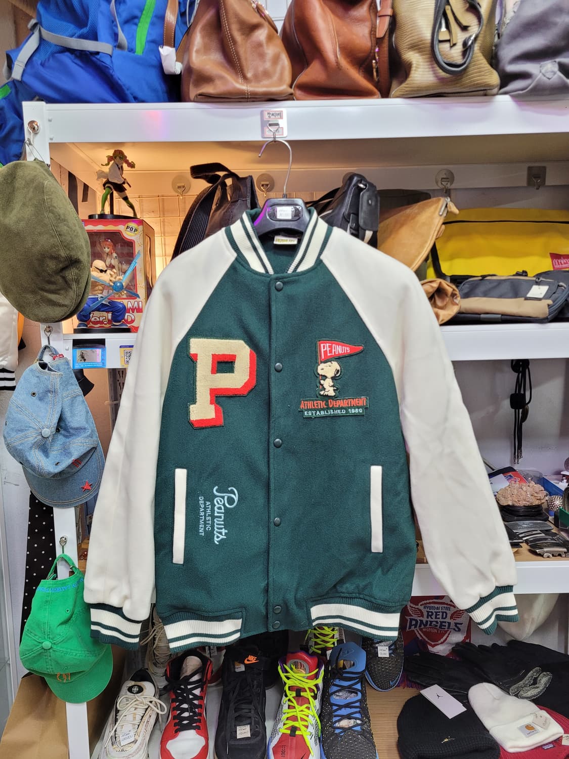 Zara 자라 피너츠 스누피 야구 점퍼 바시티 스타디움 자켓 상품이미지1