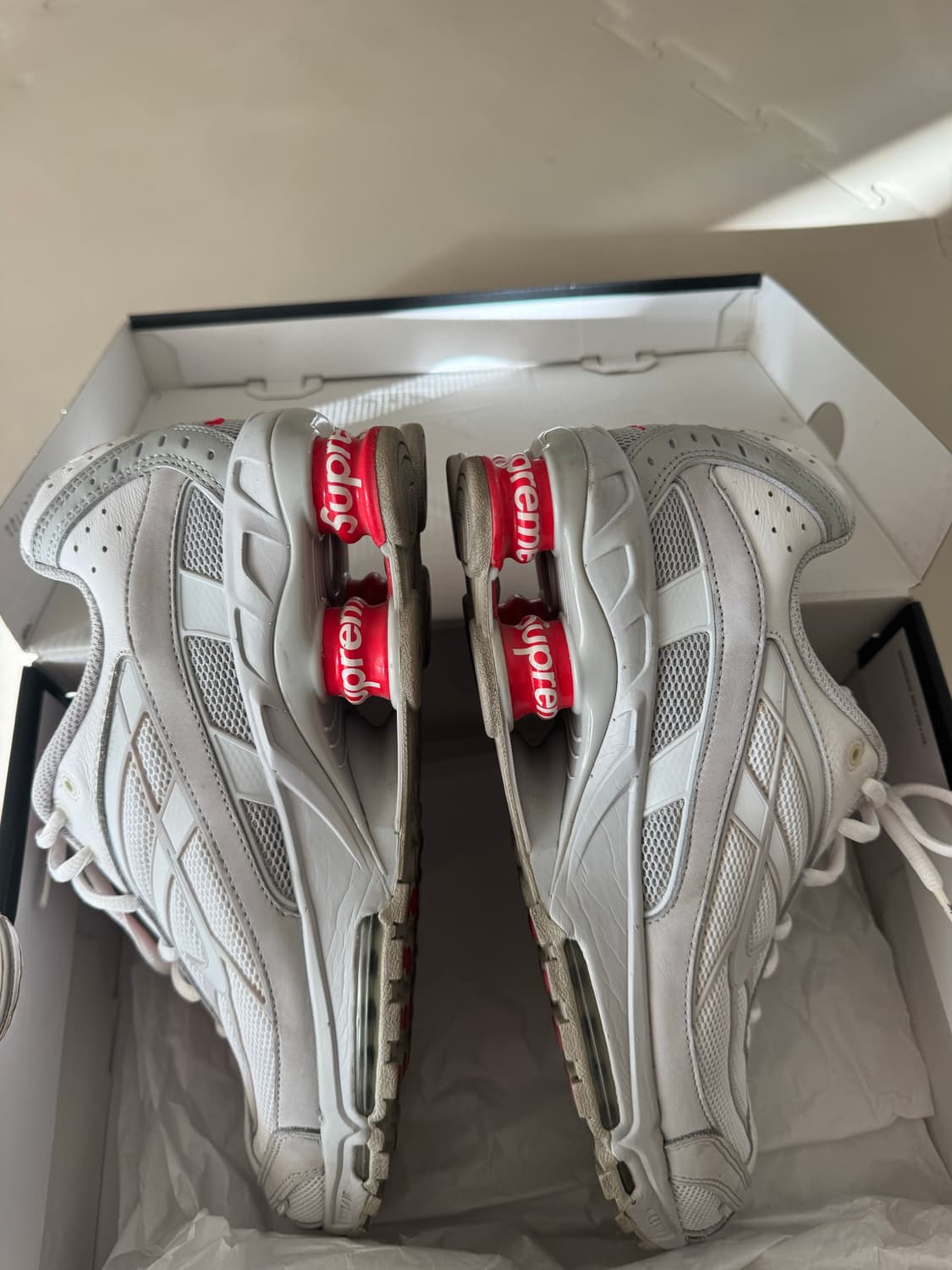 나이키 슈프림 샥스 라이드2 화이트 270 상품이미지7