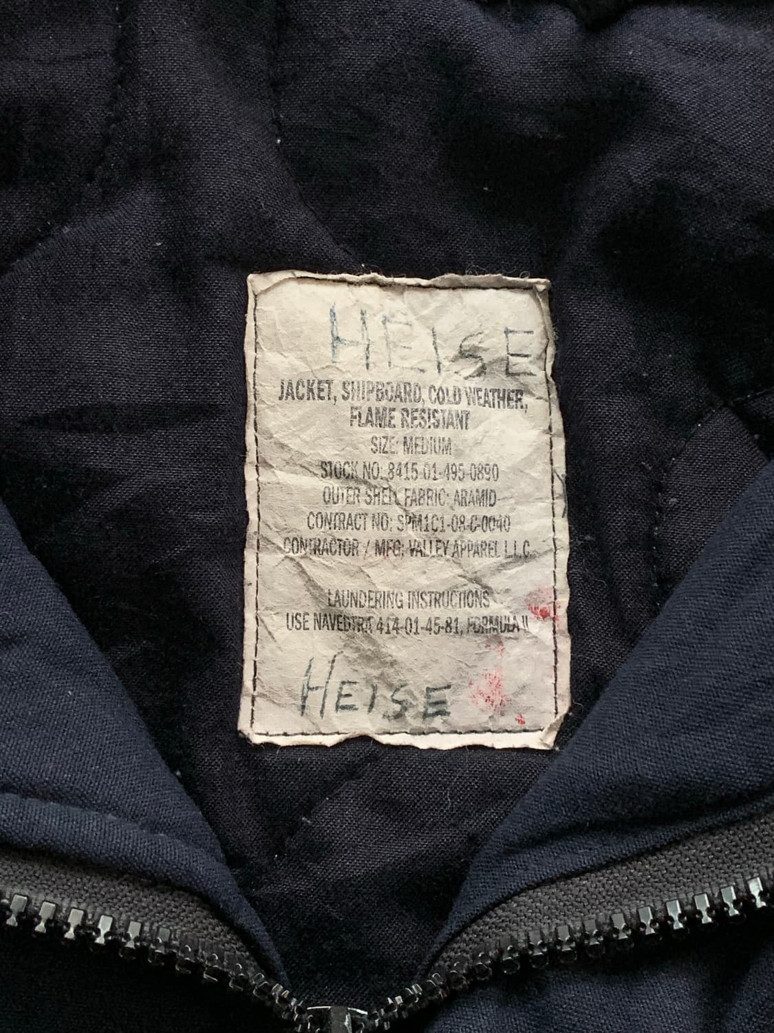 미 해군 콜드 웨더 쉽보드 자켓 상품이미지5