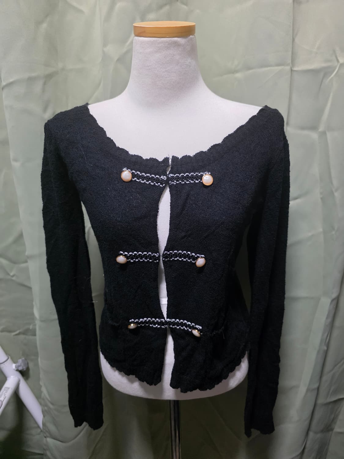 마즈깔 가디건 금장 가디건 갸루 상품이미지1