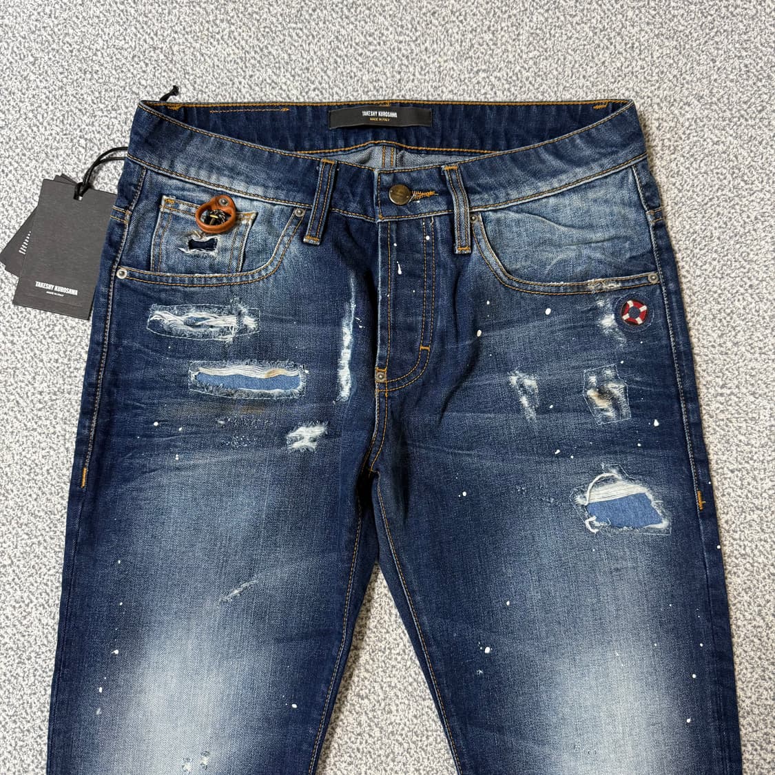 [택달린 새상품] 타케시쿠로사와 데님 32 상품이미지3