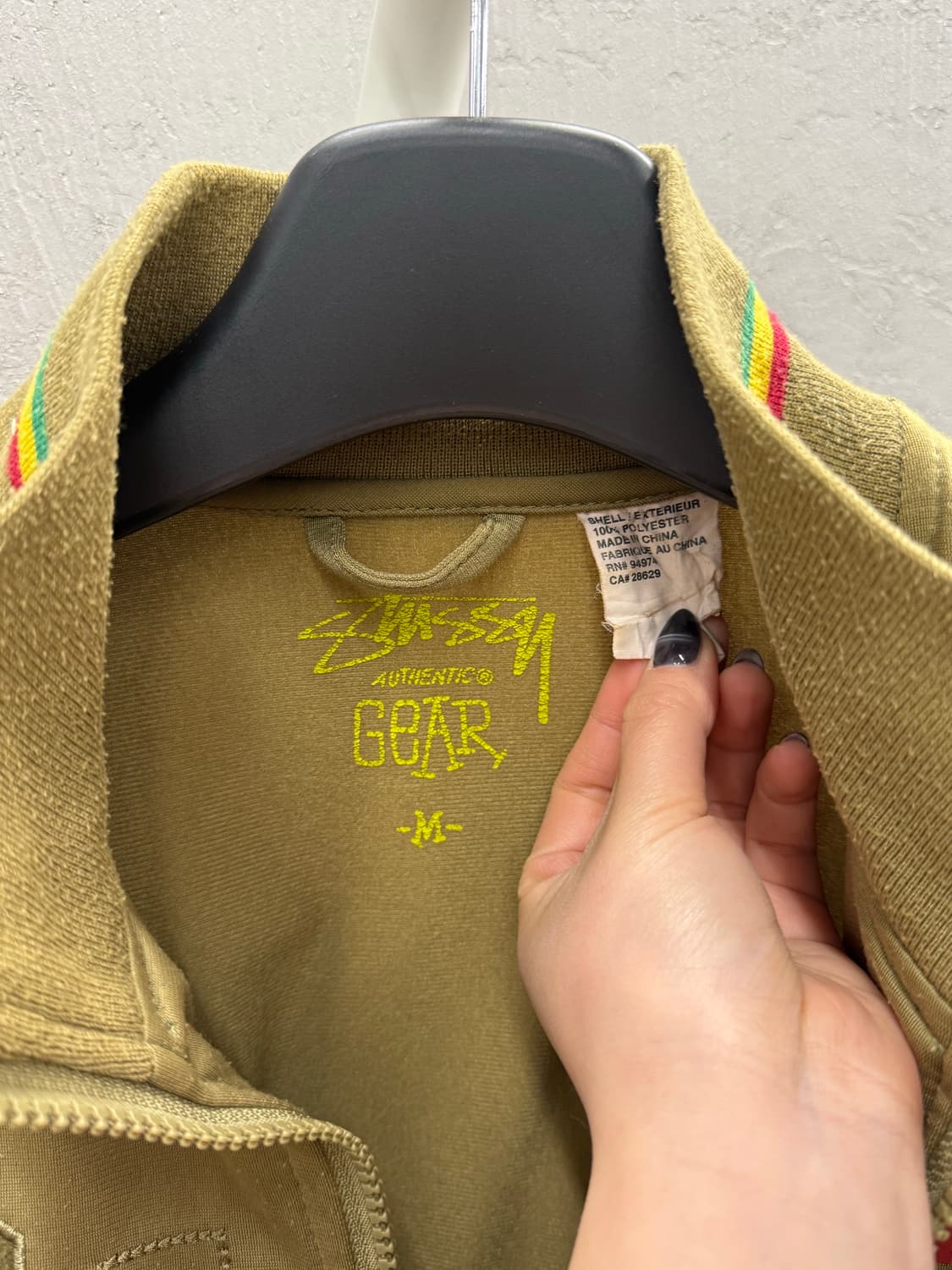 STUSSY 시투시 00s 트랙 자켓 져지 M 상품이미지5