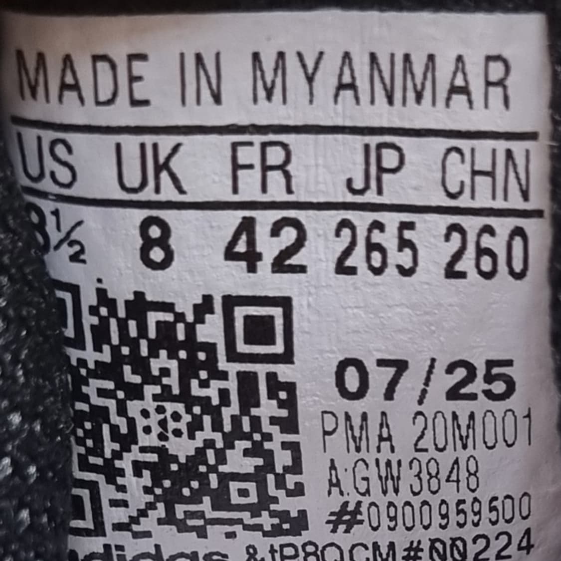 아디다스. 갤럭시6 남성운동화265 상품이미지6