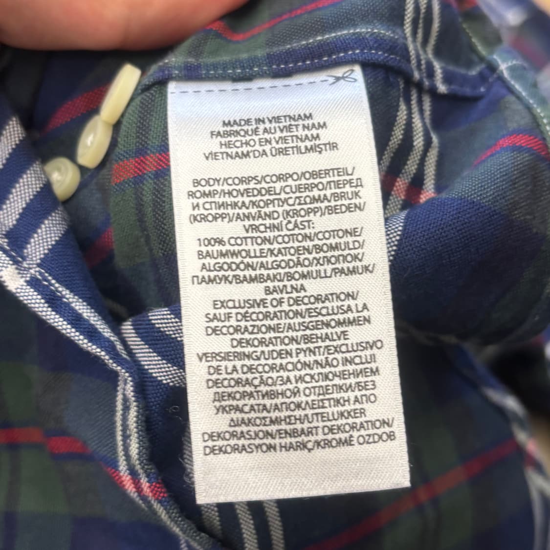 M 폴로랄프로렌 블루 체크 셔츠 상품이미지5