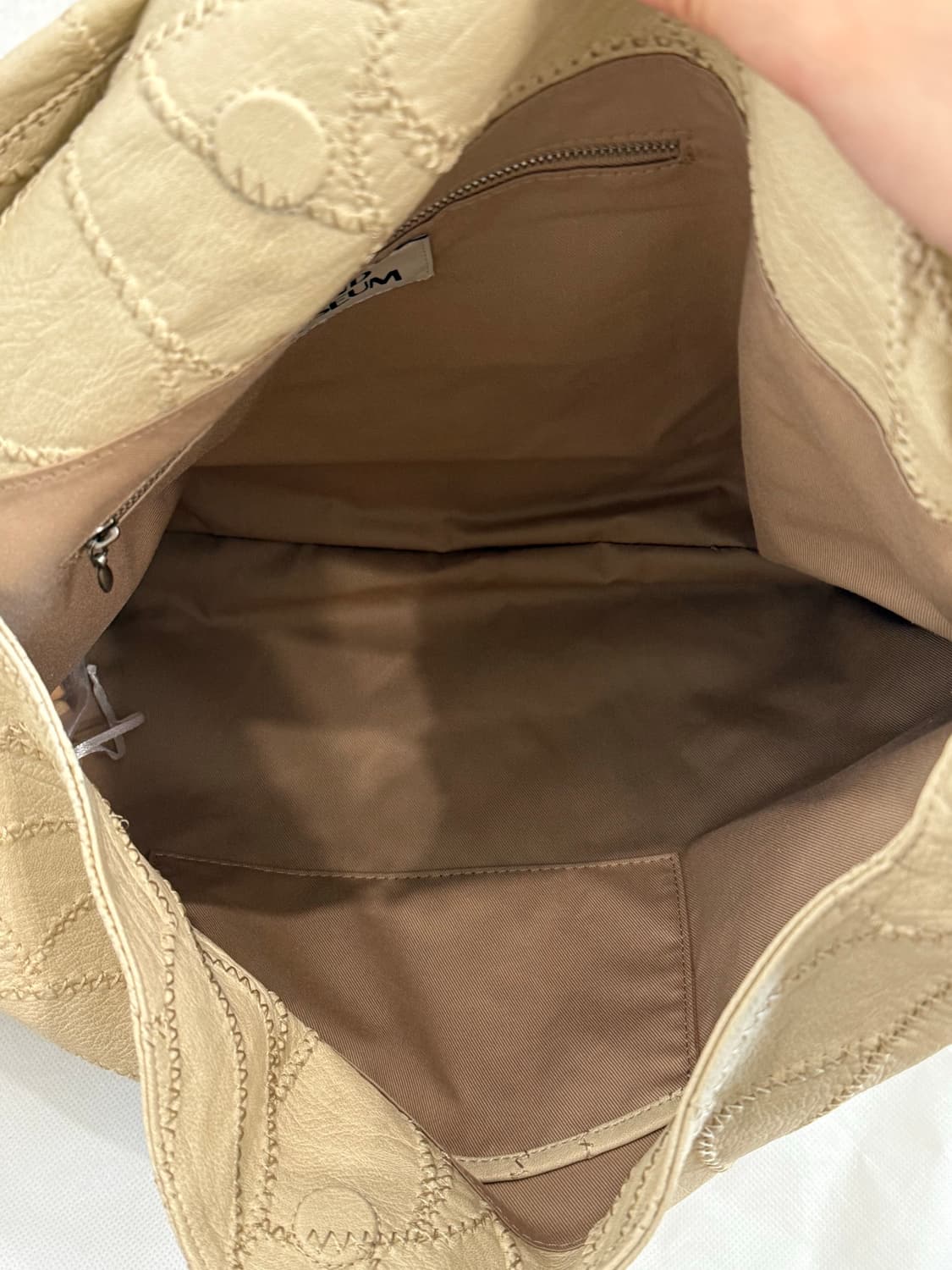 샌드뮤지엄 호보백 CACTUS HOBO BAG [Butter Cream] 상품이미지6