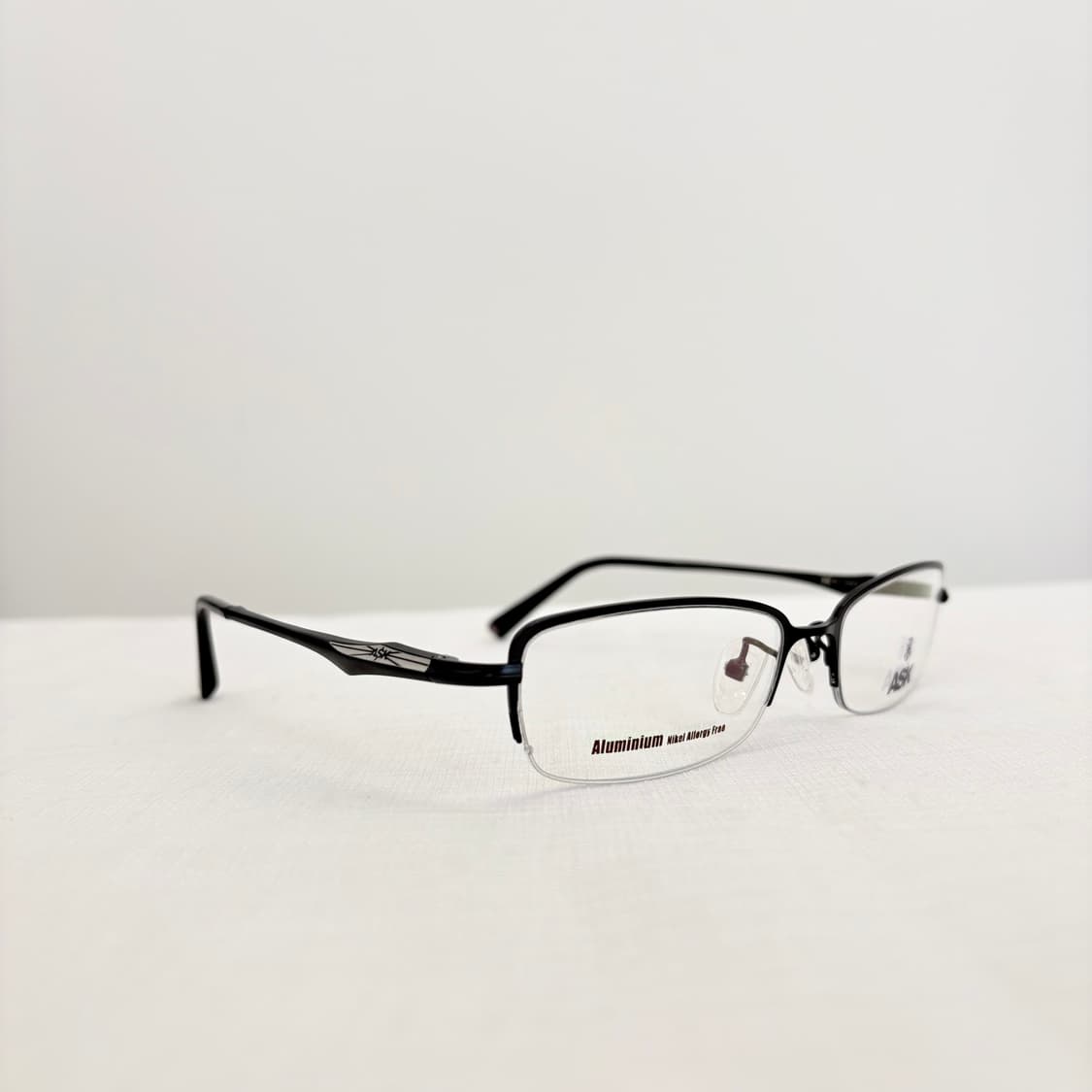 Ask 사각 반무테 빈티지 안경 상품이미지3
