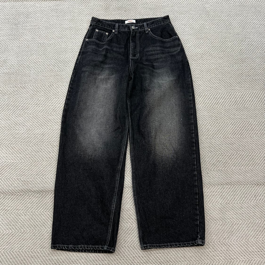 oot 흑청 배기 데님 팬츠 r3584 상품이미지1
