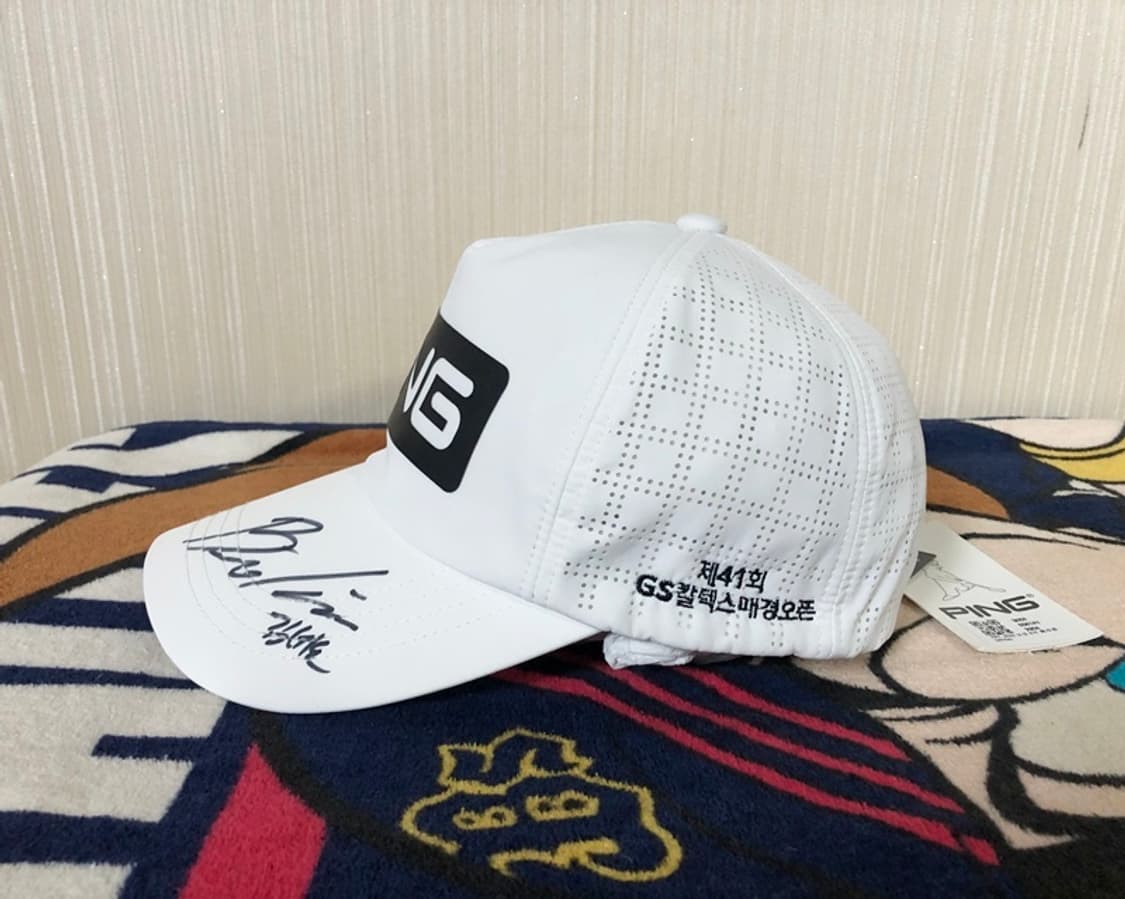제41회 GS칼텍스 매경오픈 핑(PING)골프 김비오프로 싸인모자 상품이미지3