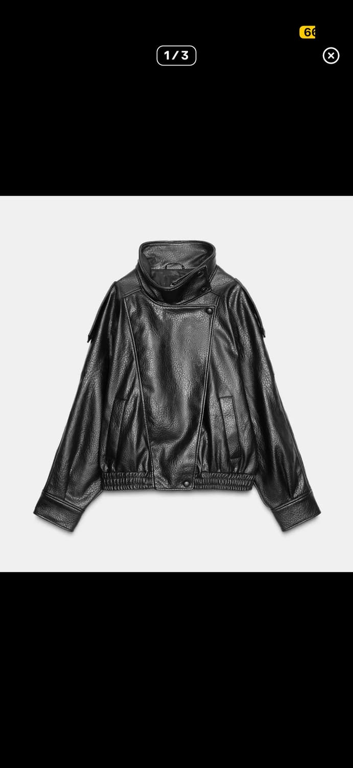 자라 페이크 레더 상품이미지1