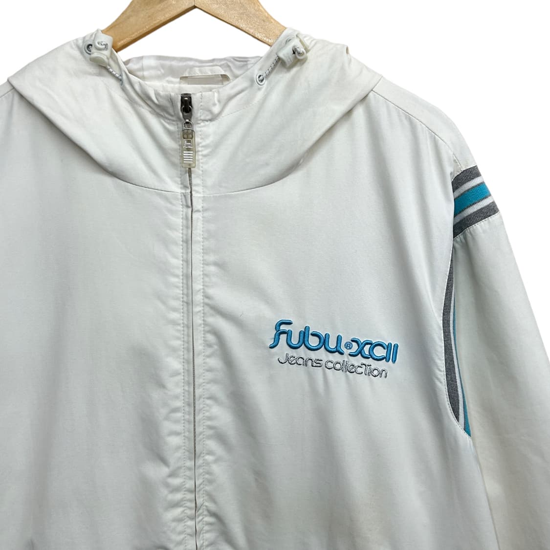 FUBU 후부 빅로고 후드 올드스쿨 바람막이 XL 상품이미지5