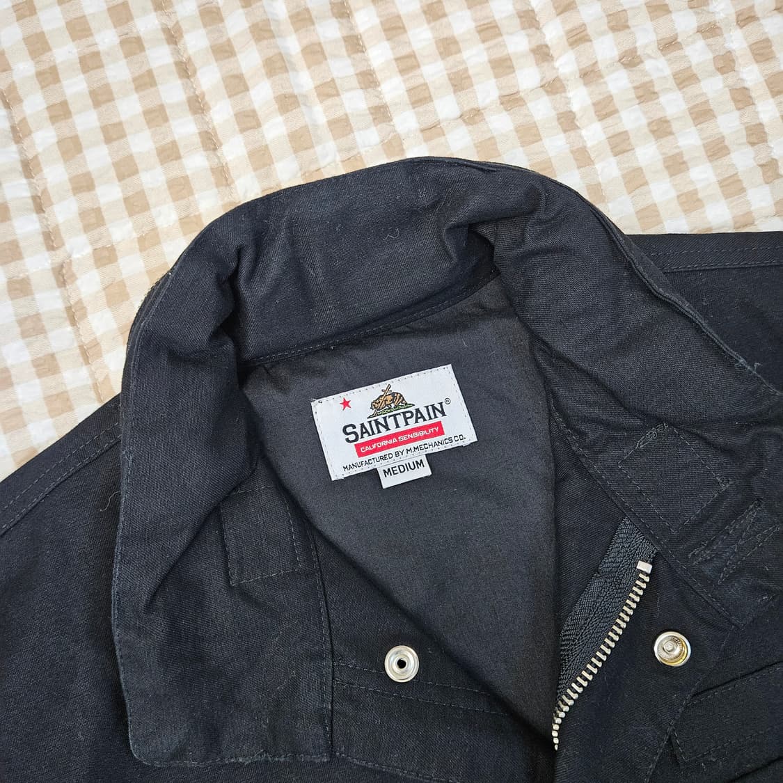 세인트페인 드레곤자주 간절기 면자켓 남자100 상품이미지2