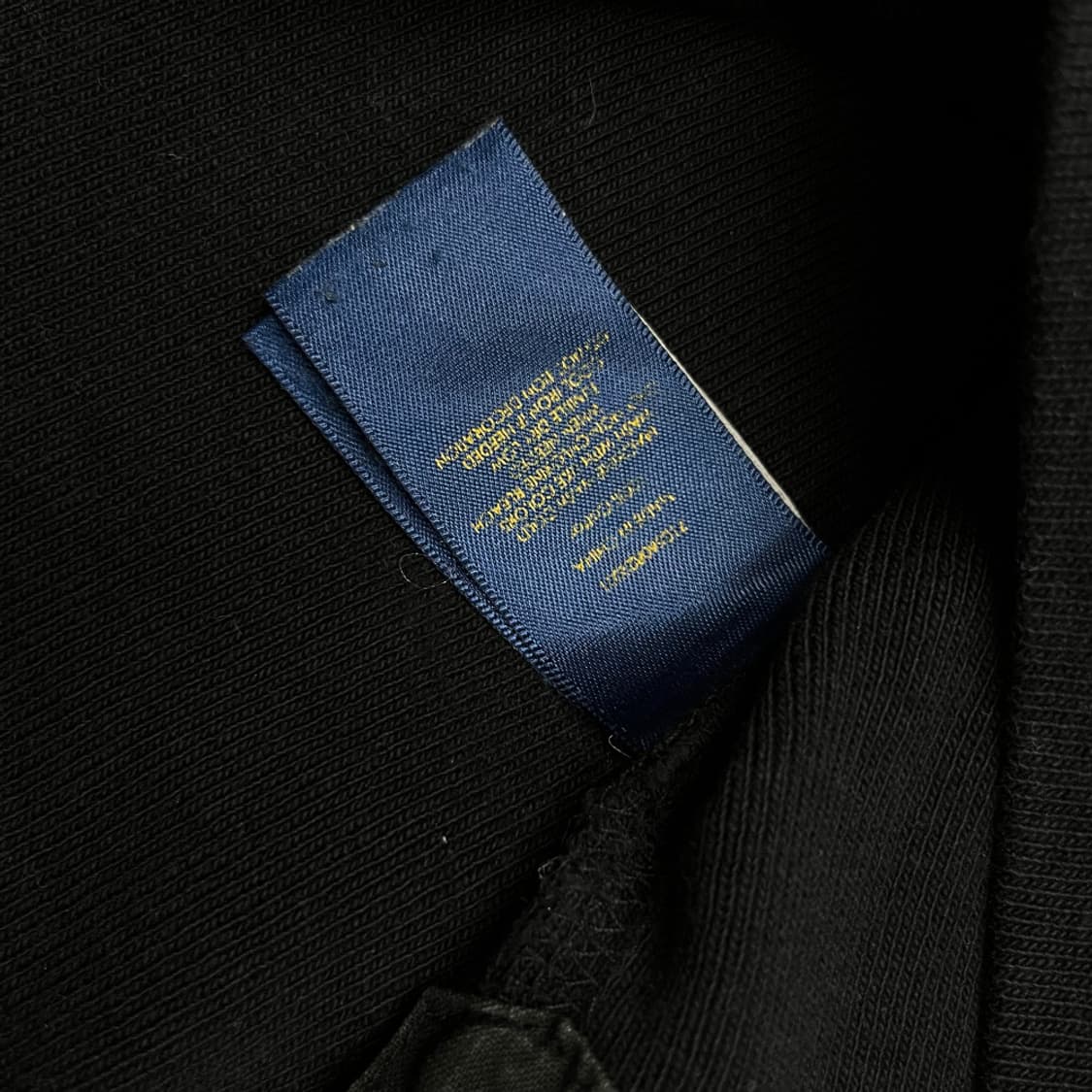 폴로 랄프로렌 불독패치 블랙 맨투맨 S 상품이미지6