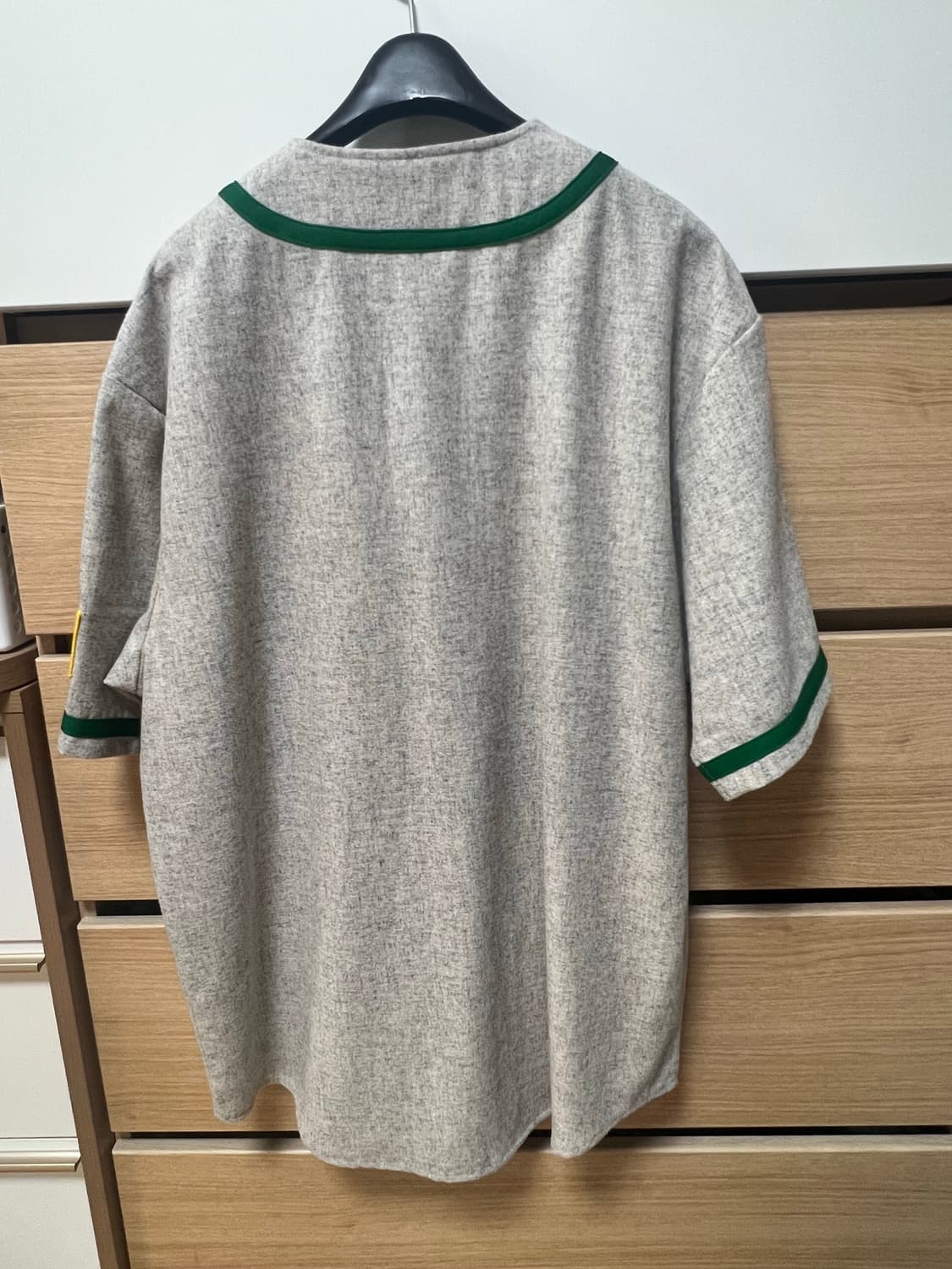 슈프림 미첼 & 네스 울 베이스볼 저지 그레이 - 23FW(s) 상품이미지3