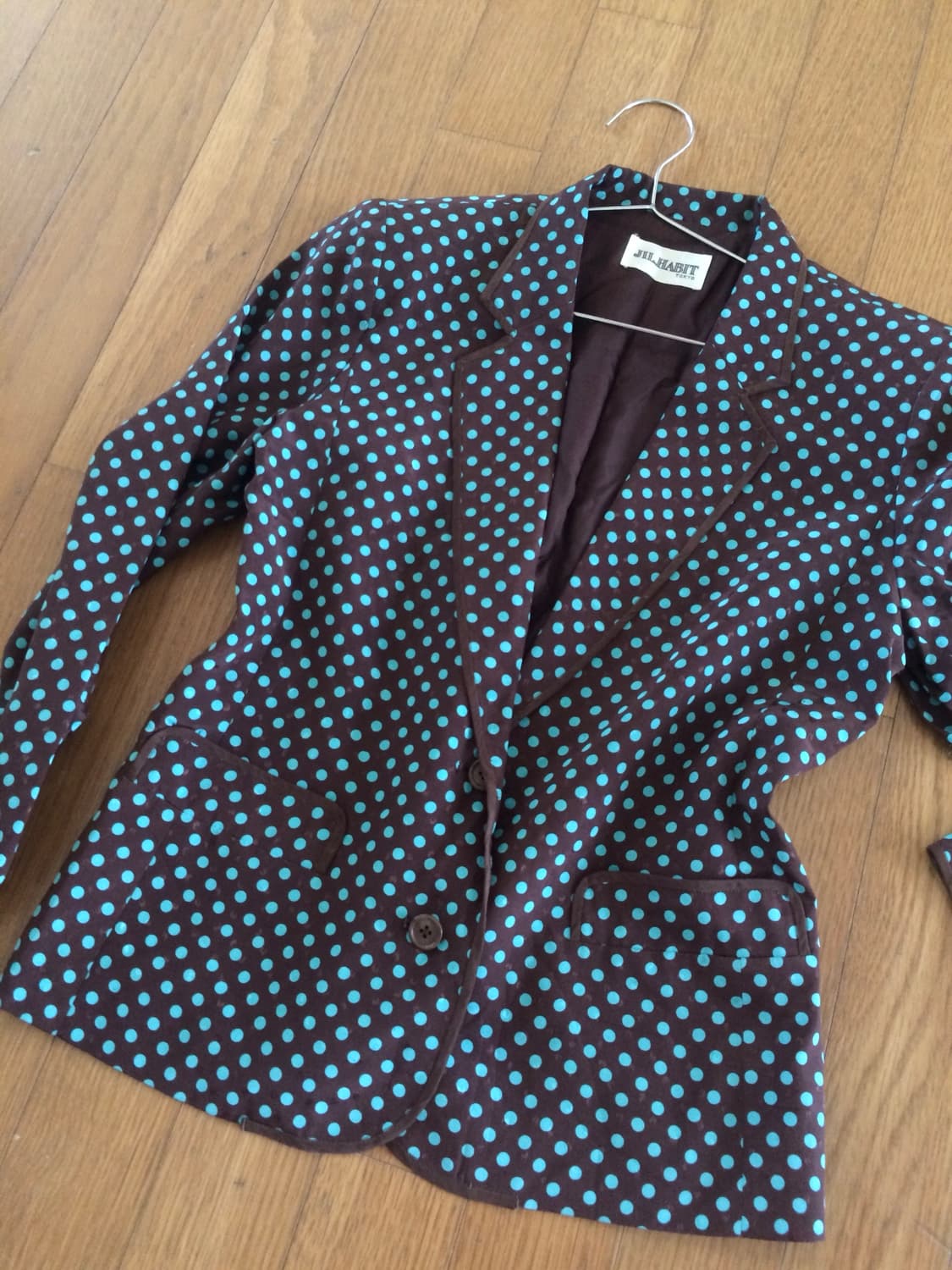 Mint Dots Jaket 헤이세이 민트 초코 도트 라떼갸루 자켓  상품이미지2
