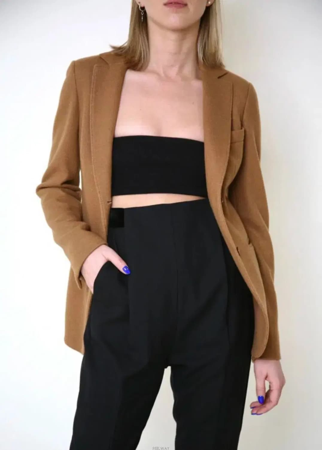 로로 피아나 싱글재킷(비쿠냐-페루/베이비 캐시미어)해외발송 상품이미지1