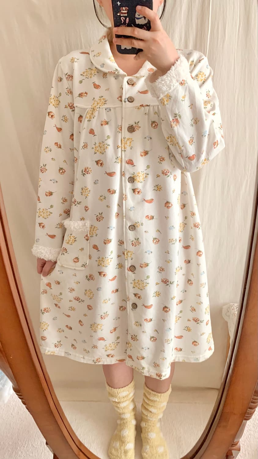 둥카 과일꽃 원피스 파자마 상품이미지1