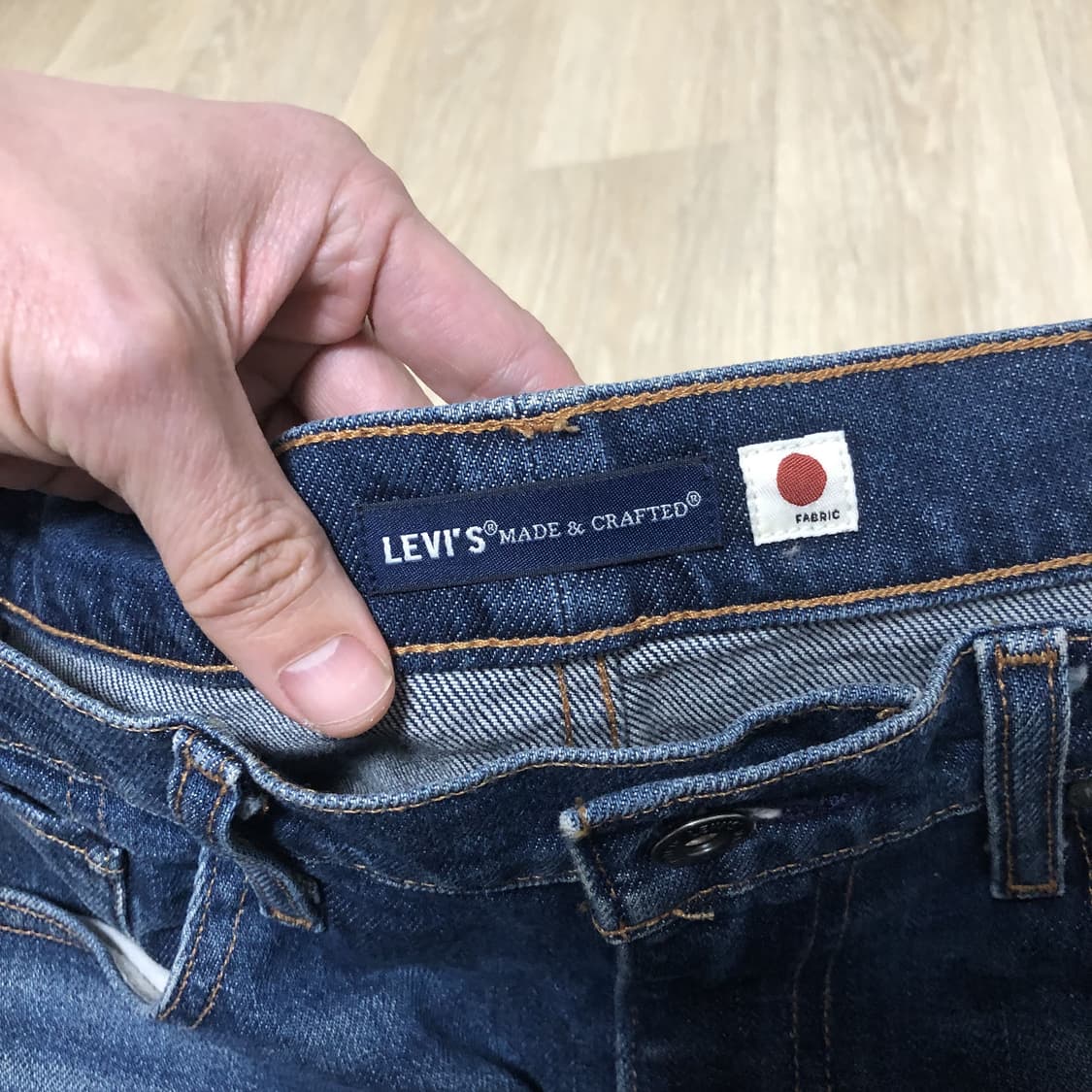 (34) 리바이스 502 테이퍼드핏 메이드 & 크래프티드 재팬 블루탭 상품이미지5