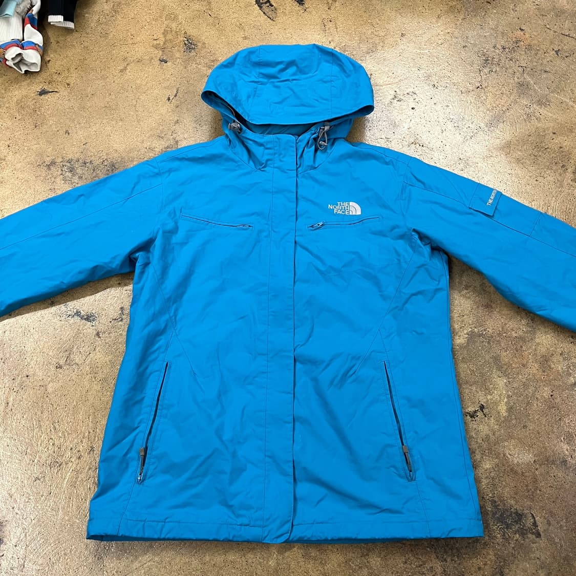 [정품/90] 노스페이스 후드 바람막이 블루 b14 상품이미지3