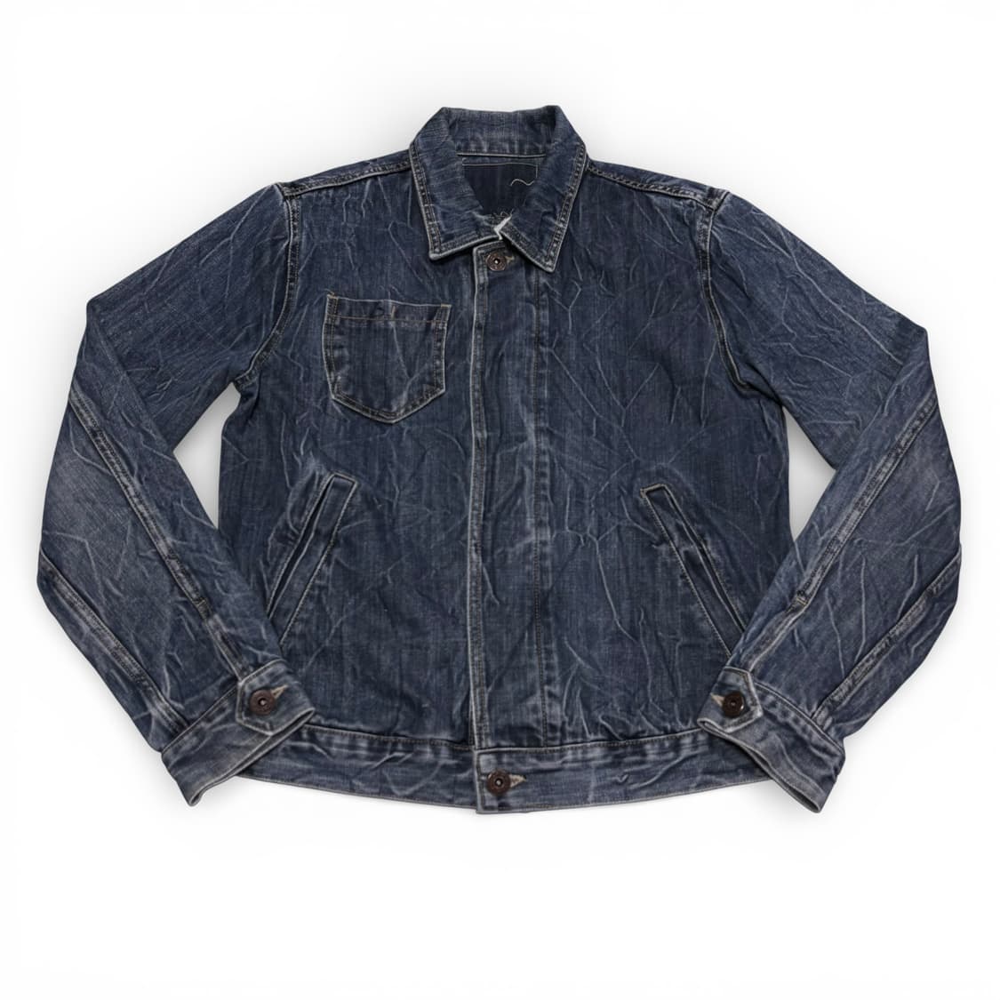 M VTG 진청 워싱 데님자켓 상품이미지1