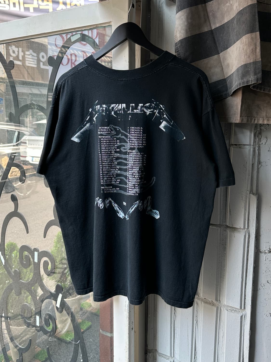 1991 OG 메탈리카 블랙앨범 티셔츠 빈티지 밴드티 밴드티셔츠 상품이미지4