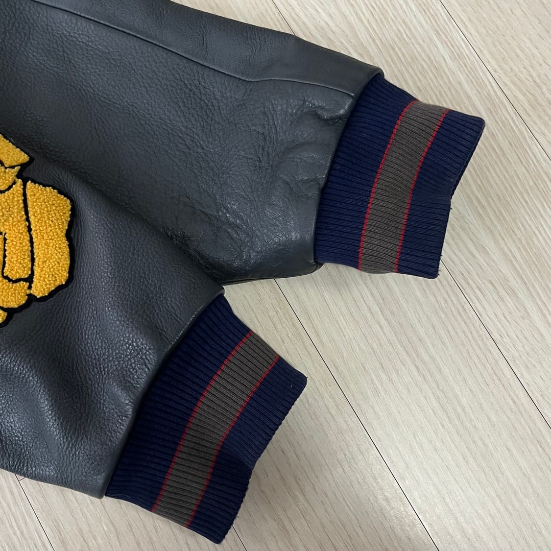 Hooligan Varsity Jacket Navy 상품이미지9