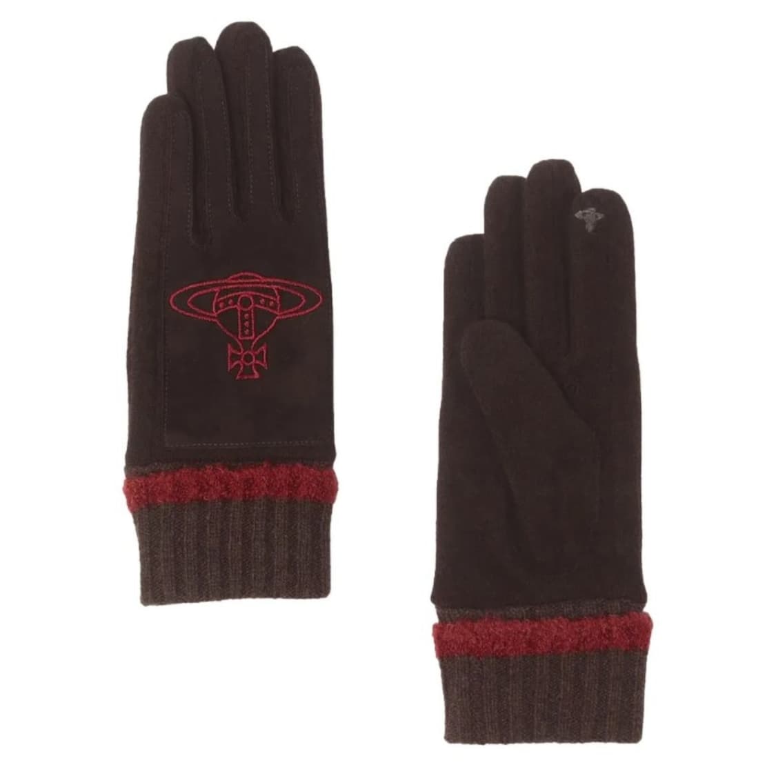 비비안 웨스트우드 빅 orb 저지 글러브 초콜릿 (새상품) 상품이미지2