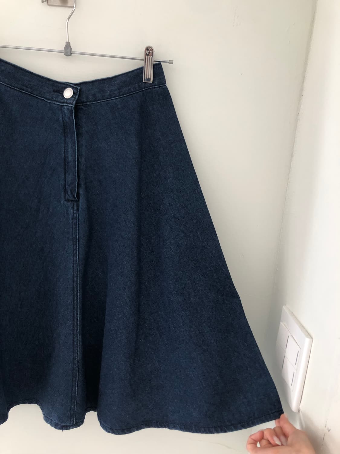 일본빈티지 플레어 데님 미디스커트 상품이미지6