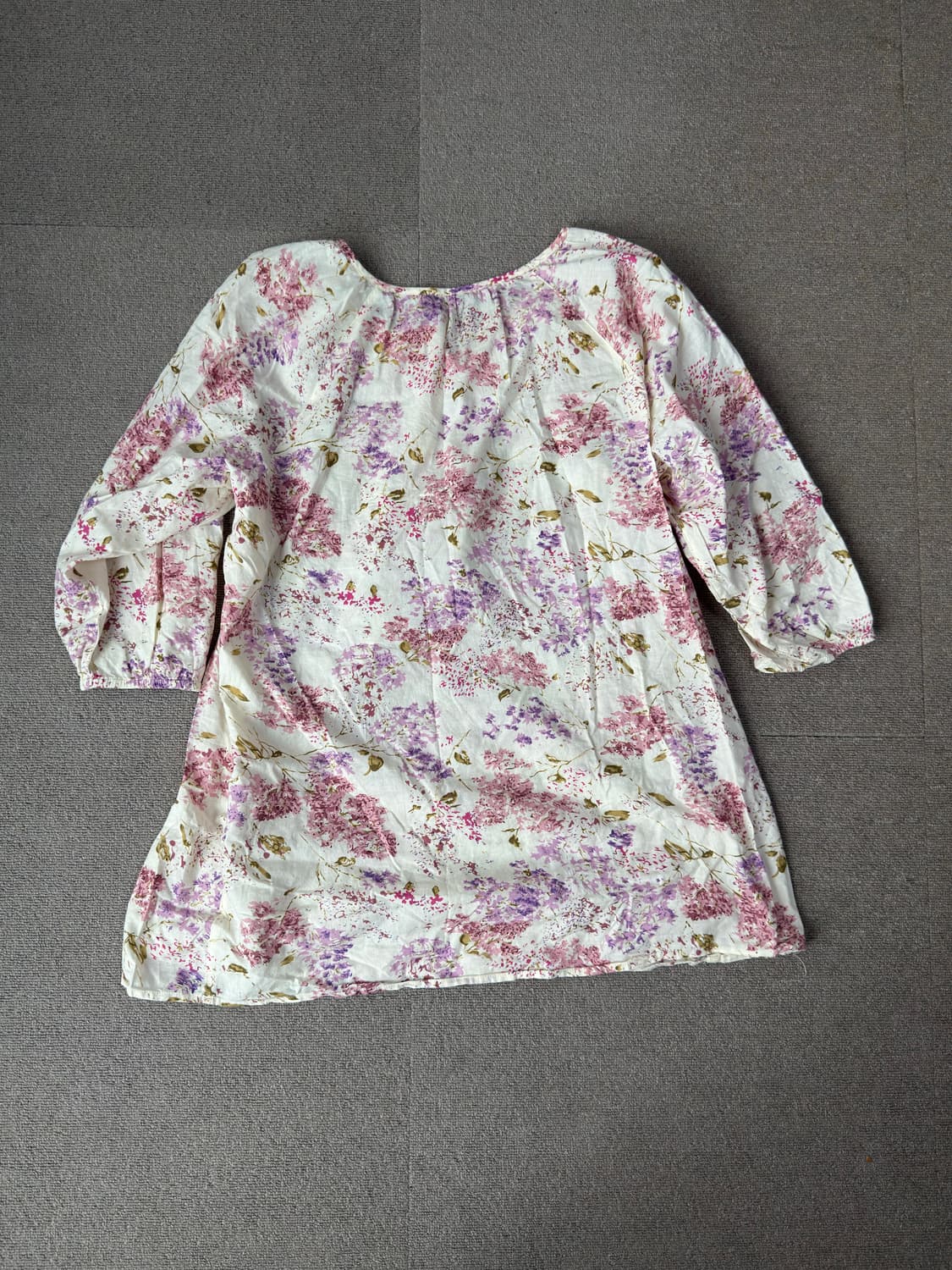 스퀘어넥 라일락 블라우스 상품이미지2