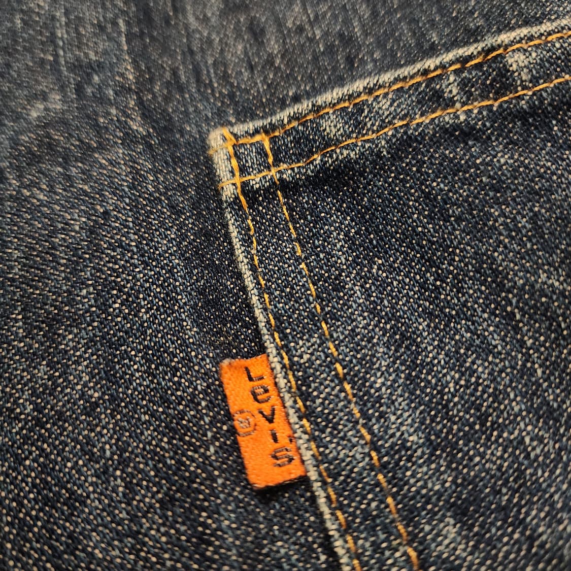 리바이스 오렌지탭 커스텀 데님토트백 상품이미지4