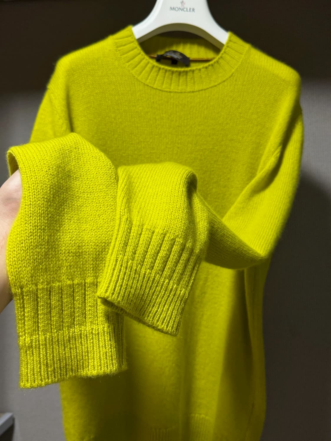 로로피아나 베이비 캐시미어 니트 스웨터 레몬 46 상품이미지5