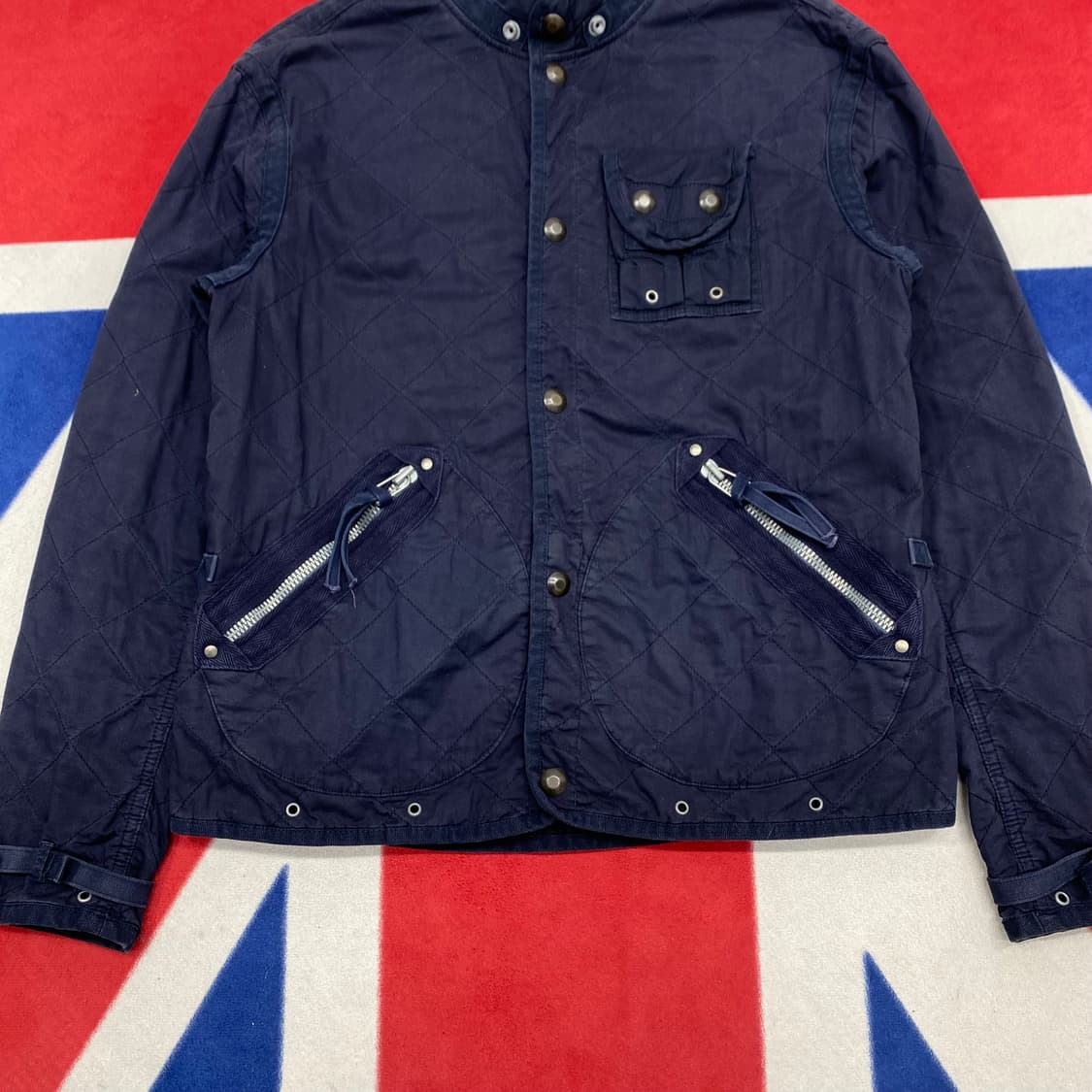 폴로 밀리터리 퀼팅 자켓  M 상품이미지4