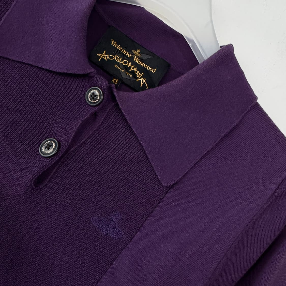 비비안웨스트우드 ORB 로고 자수 폴로 셔츠 상품이미지2