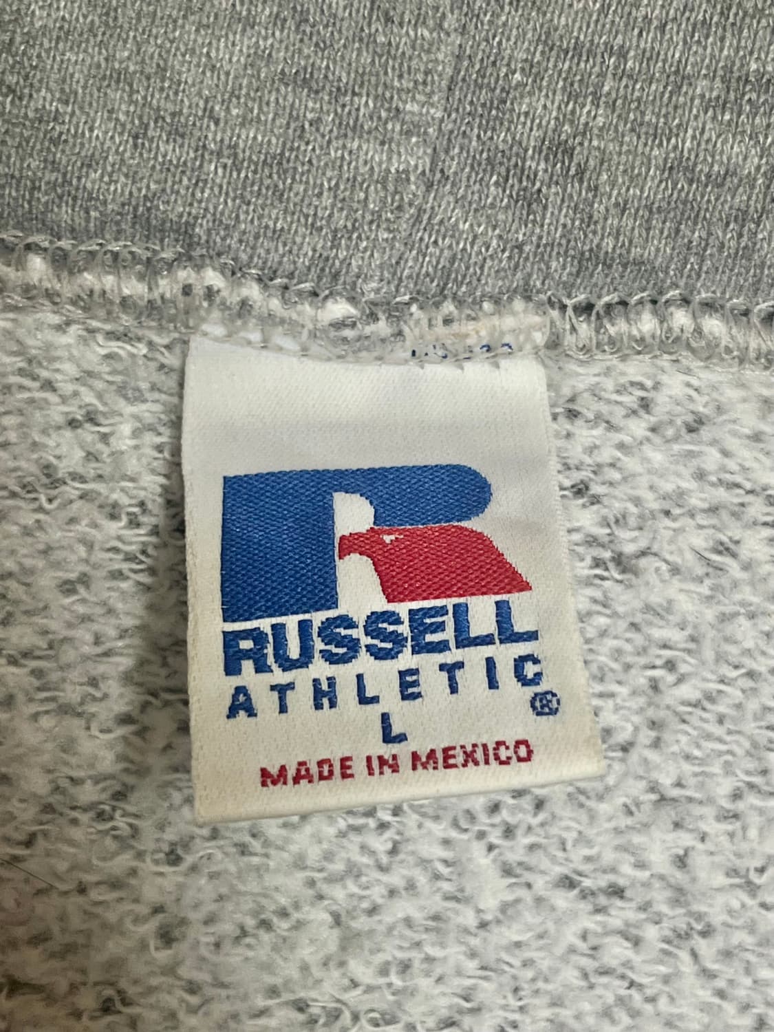 90's 러셀 애슬레틱 그레이 후드집업 상품이미지3