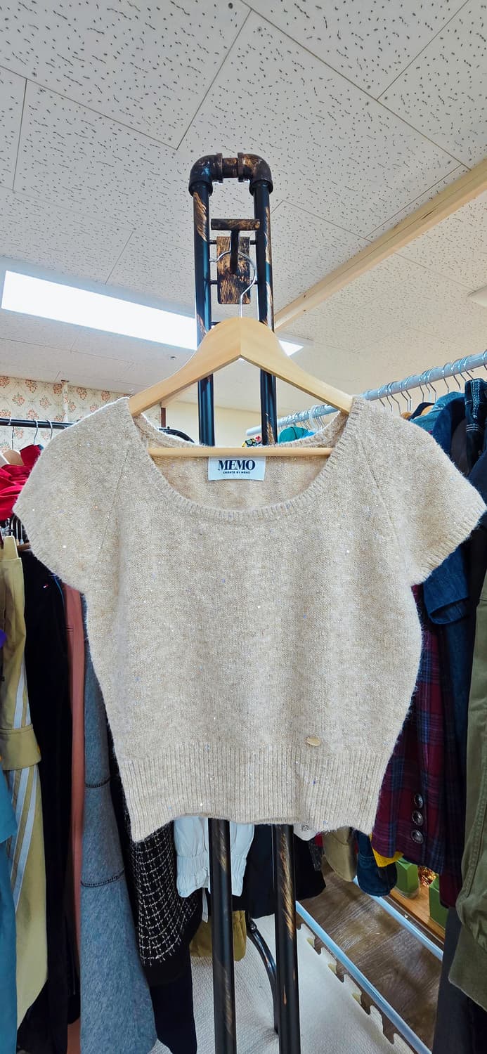 MEMO 자체제작 프리사이즈✨ 현재판매중 정가110,800원 펄 니트 반 상품이미지4