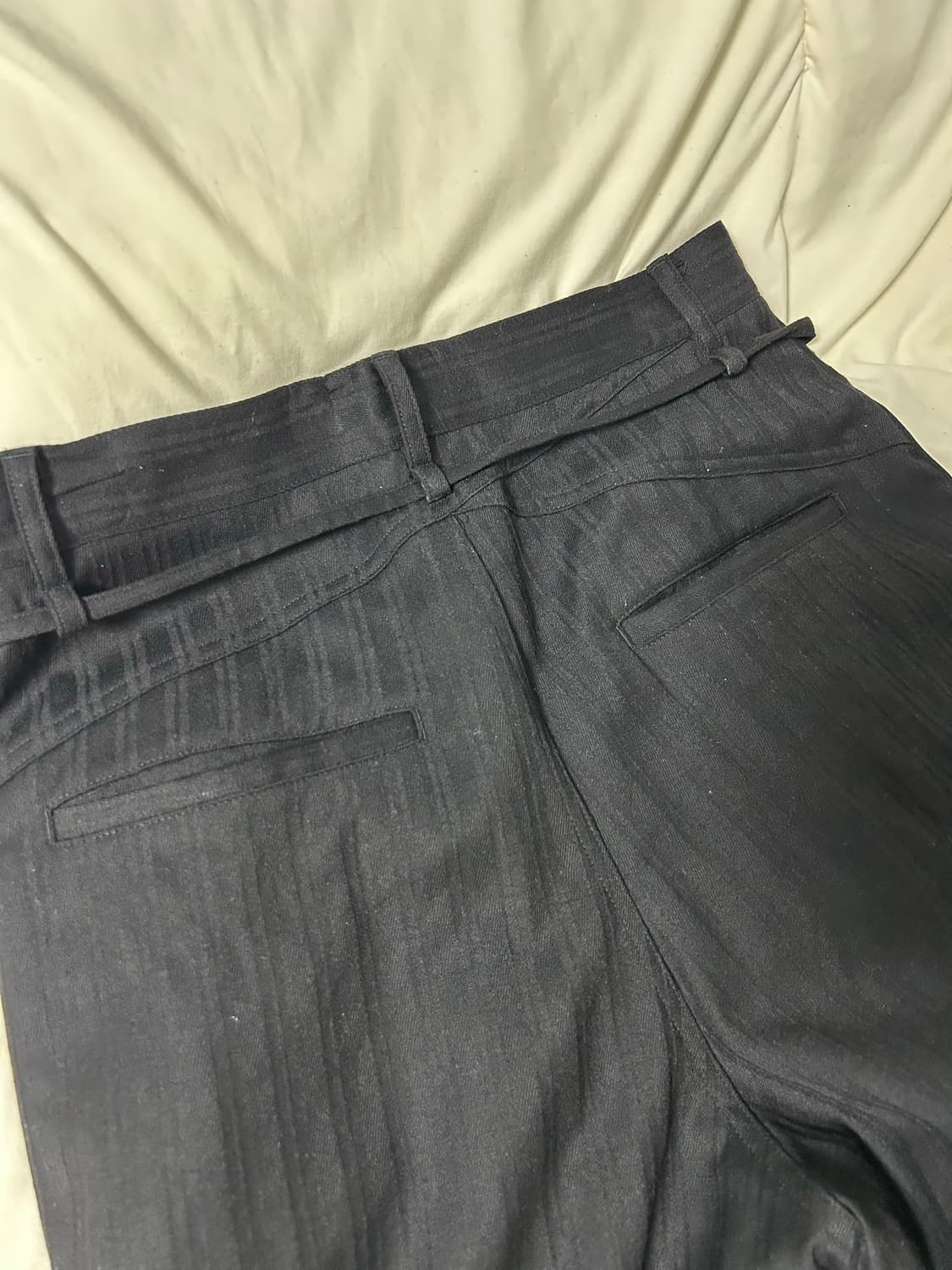 웨이비니스 딥 원턱 트라우저 상품이미지3