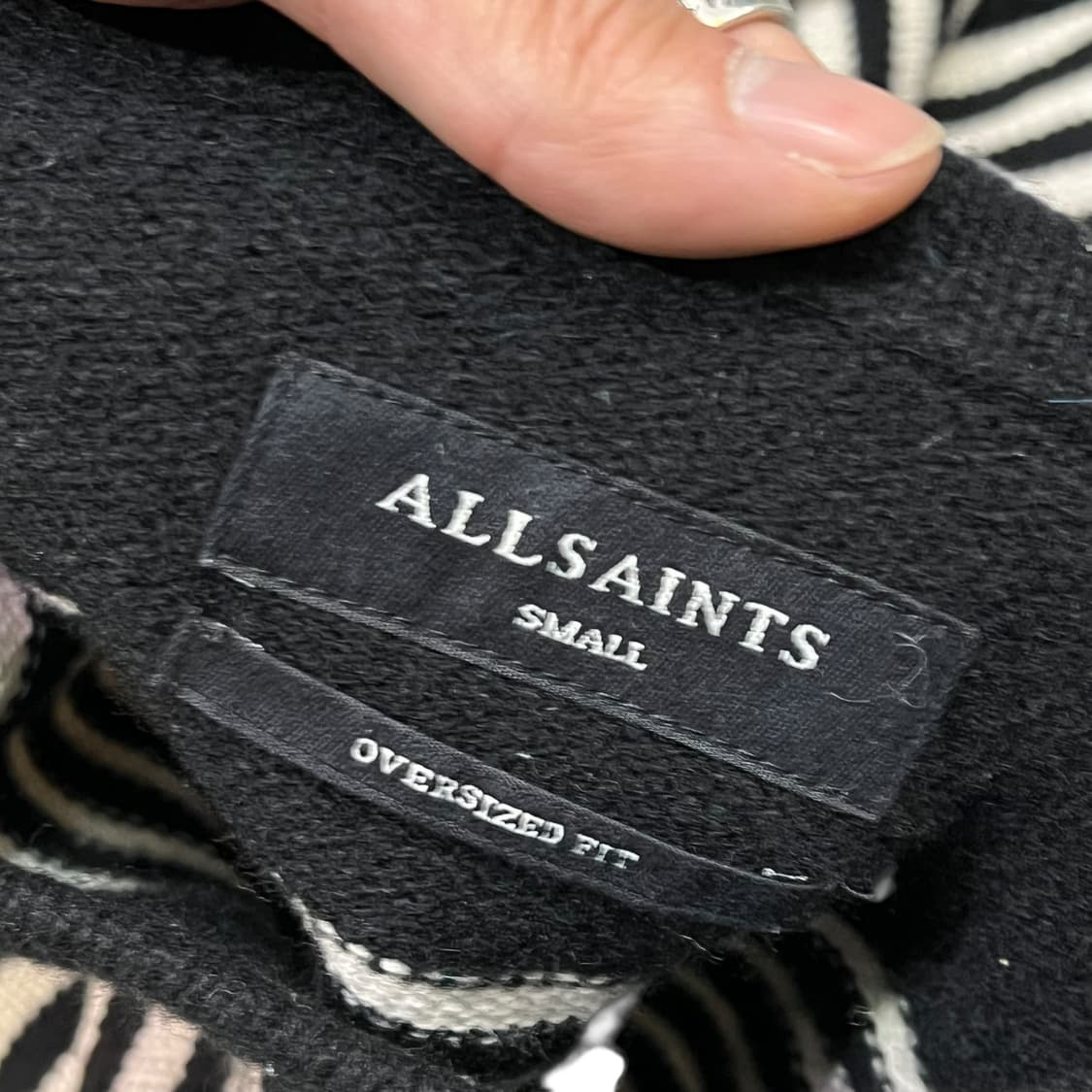  올세인츠 스트라이프 니트 y14131 상품이미지6