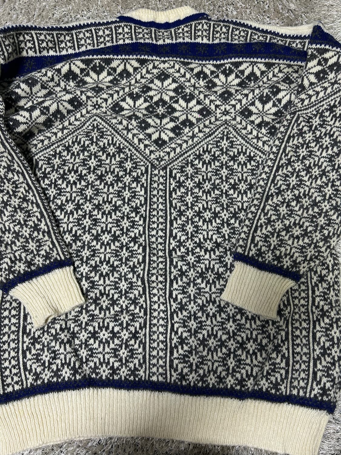 노르웨이제 울 니트 사이즈 105~110 상품이미지6